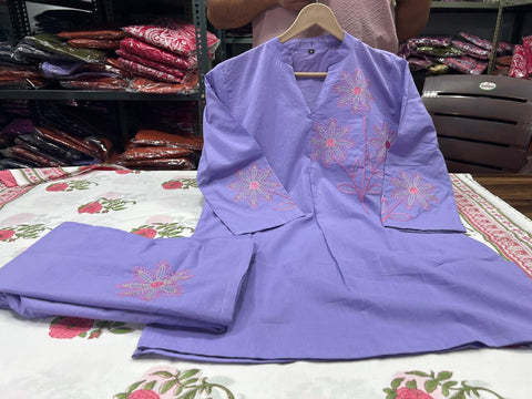 SwaritFloral Embroidered
