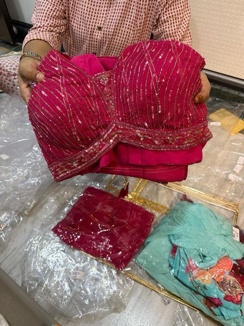 Toral Heavy Embroidered Kurta with Palazzo &amp; Dupatta